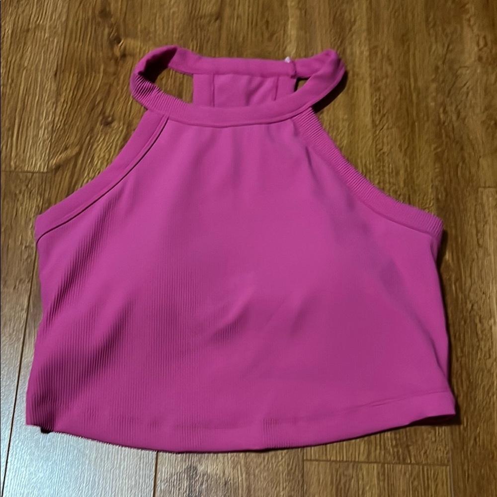 Pink Women's Halter Top